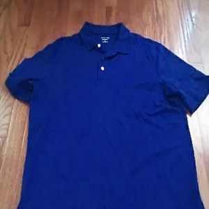 Land's End blue polo shirt size Large